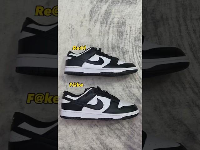 Real Vs Fake Nike Panda Dunks #sneakerhead #sneakers #shorts