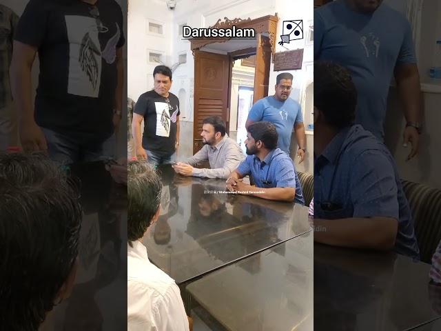 AIMIM Jubilee Hills Contested MLA & Shaikpet Corporator 𝐌𝐨𝐡𝐚𝐦𝐦𝐞𝐝 𝐑𝐚𝐬𝐡𝐞𝐝 𝐅𝐚𝐫𝐚𝐳𝐮𝐝𝐝𝐢𝐧  @ Darussalam.