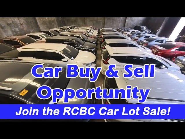 RCBC Car Lot Sale perfect for buy and sell! Buy used cars in bulk for low price