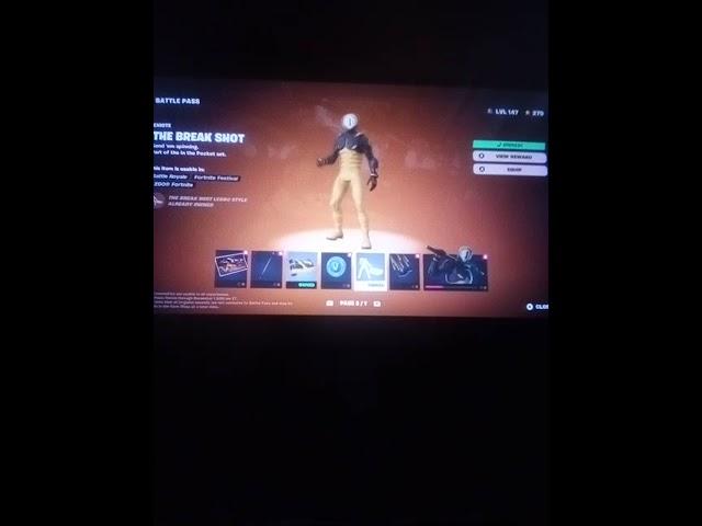the break shot emote #shorts