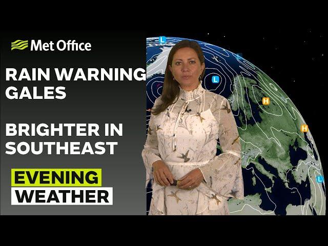 20/08/24 – Pleasant in the south, rainy up north – Evening Weather Forecast UK – Met Office Weather