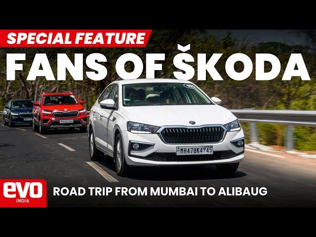 Fans of Škoda roadtrip | Škoda owners drive to Alibaug | Branded Content | @evo India