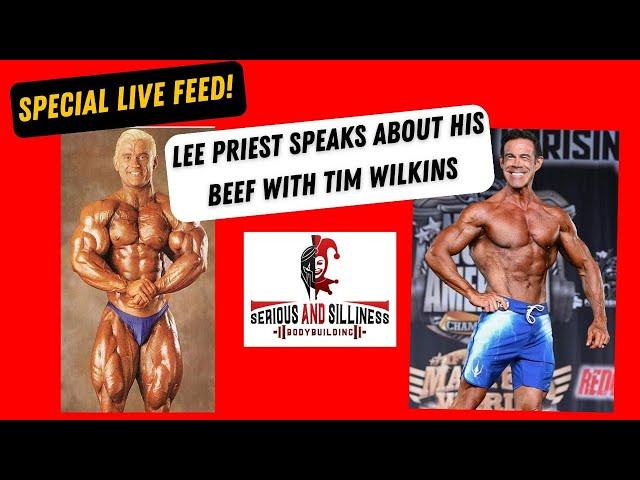 Special Live Feed!! Lee Priest talks about his beef with Tim Wilins