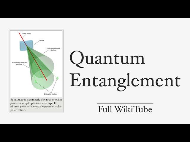 Quantum Entanglement - WikiTube