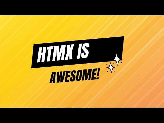 A demo of the website I've built with HTMX.