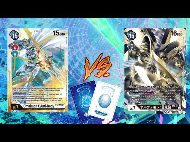 Omnimon X VS Alphamon Ouryuken (DIGIMON TCG)