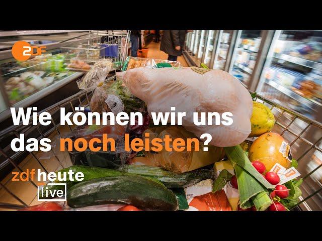 Lebensmittel immer teurer: Greenpeace vs. Bauernverband | ZDFheute live