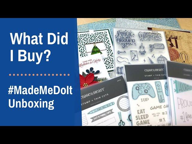 Unboxing Scrapbooking and Cardmaking Products | What Did I Buy? | Random Haul