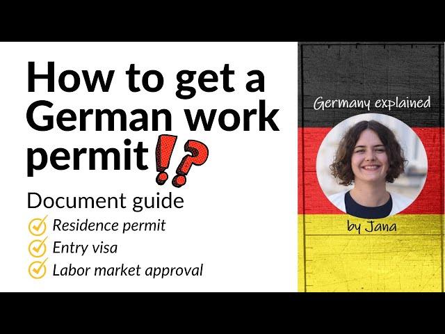 How to get a permit to work in Germany #HalloGermany