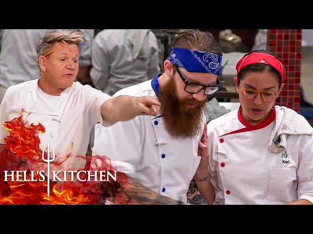 Blue Team TAKE OVER Failing Red Kitchen | Hell's Kitchen