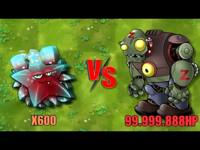 PVZ Fusion Challenge! - 600 Fusion Plants vs Ultimate Mecha Gargantuar 99.999.888, Who Will Win ?