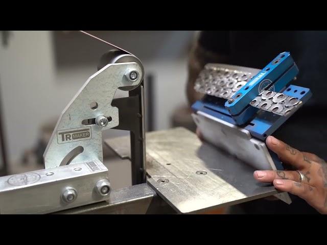 Making An Extraordinary Knife with TR Maker Belt Grinder Products