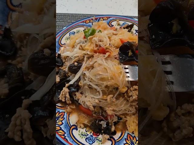 Glass noodle salad #food #cooking #spicysalad