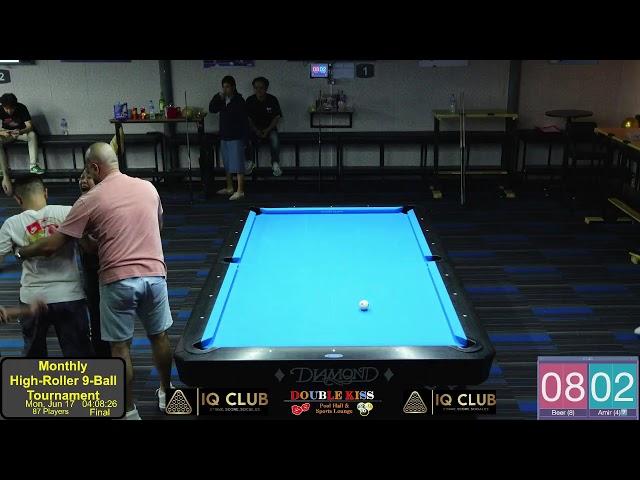 Monthly 9 Ball High Roller Handicap Tournament (16-06-24 ) Day 2