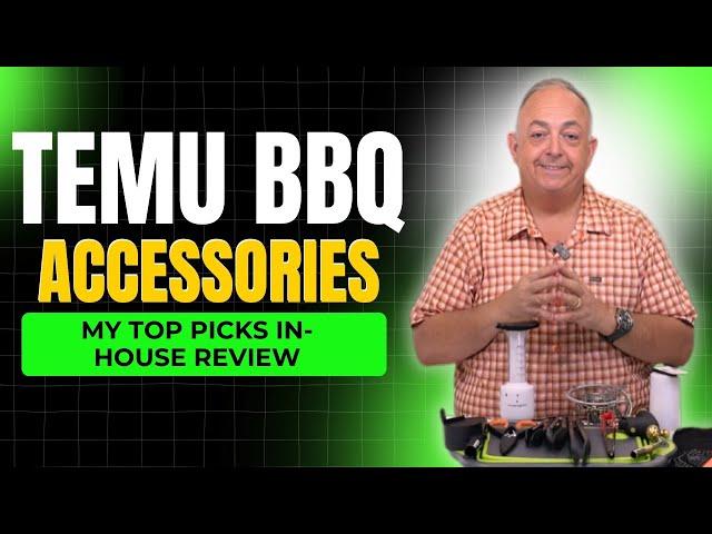 BEST TEMU BBQ ACCESSORIES REVEALED! | Ukulele Jay BBQ