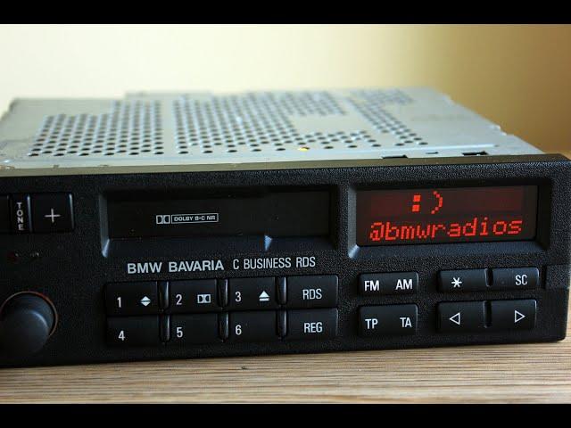 BMW Bavaria C Business RDS radio with Bluetooth E36 E34 E32 E31 E30