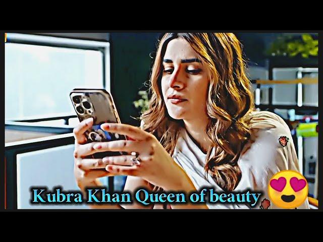 Beauty Queen Kubra Khan cute smile and expressions ft bun giya ton mera ranjha  #kubrakhan #viral