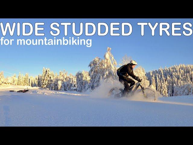6 wide studded tyres for mountainbikes reviewed