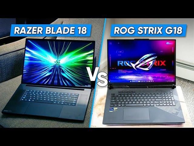 Razer Blade 18 Vs ROG Strix G18 | Portable Powerhouse Showdown!