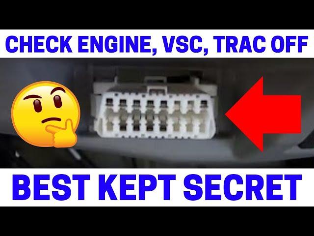 (Part 4) How To Fix Your Check Engine, VSC, Trac Off Warning Lights With Zero Point Calibration