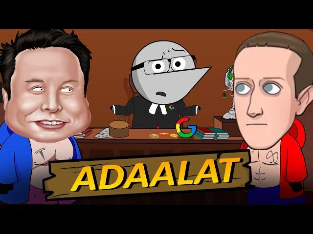 Google Courtroom - ELON VS MARK | Angry Prash