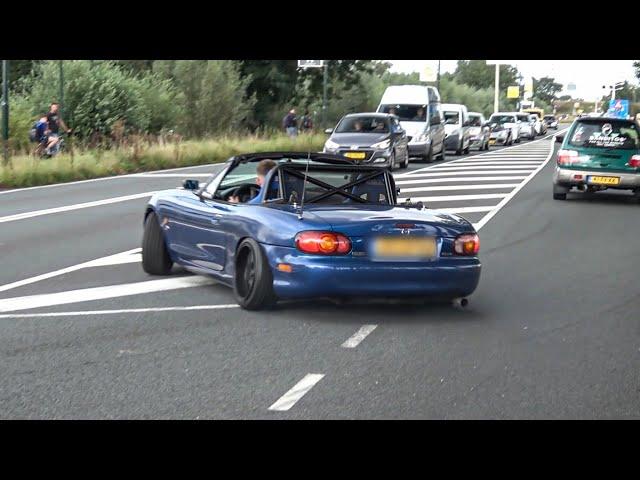 Cars Leaving Carmeet - BEST OF FAILS, CLOSE CALLS, CRAZY DRIVERS, POLICE, FUNNY & CRAZY WTF Moments!