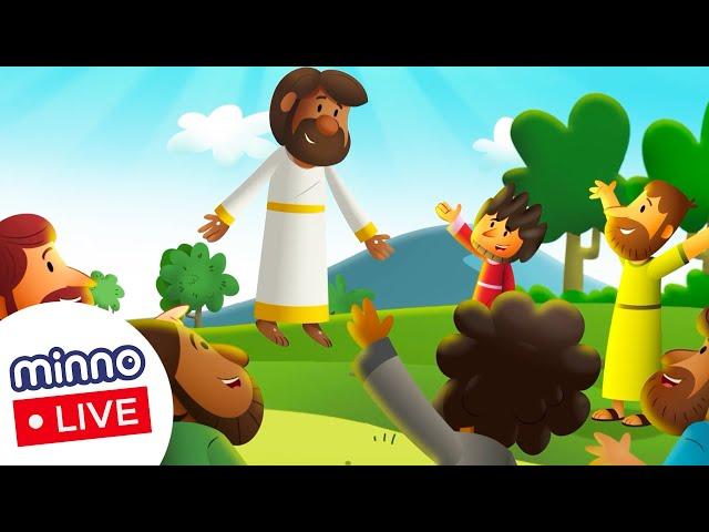  The FULL Easter Story! PLUS More Easter Bible Stories | Minno Laugh and Grow Bible for Kids