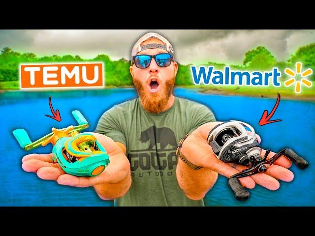 TEMU vs WALMART Budget Fishing Reel CHALLENGE (INSANE Topwater!!)