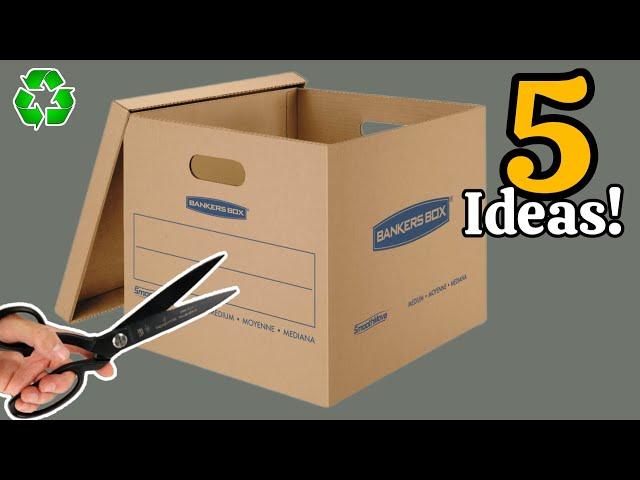 Transforming Cardboard: 5 DIY Organizers for Storage That Will Amaze You !! SUPERB DIY Recycle#2024