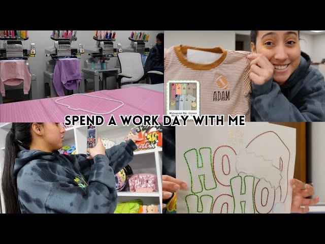 Embroidery Business Vlog | Spend a Day With Me