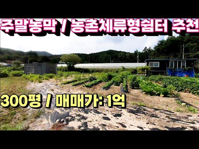 1504번)주말농막 /체류형쉼터 부지 300평 일억 급매처분 (양평부동산급매물)(양평토지매매)