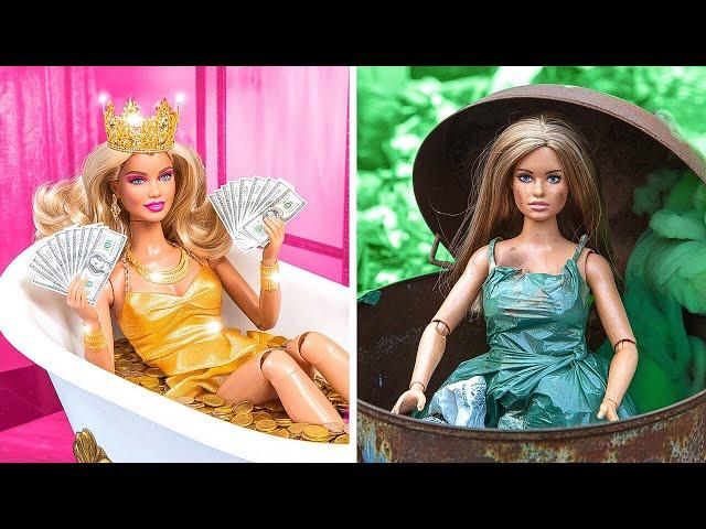 Rich  Vs Poor Doll  Extreme Makeover By ChiLaLa, La La Life & La La Life Games 