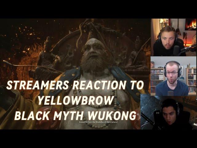 Black Myth Wukong - Streamers Reaction To Yellowbrow Boss