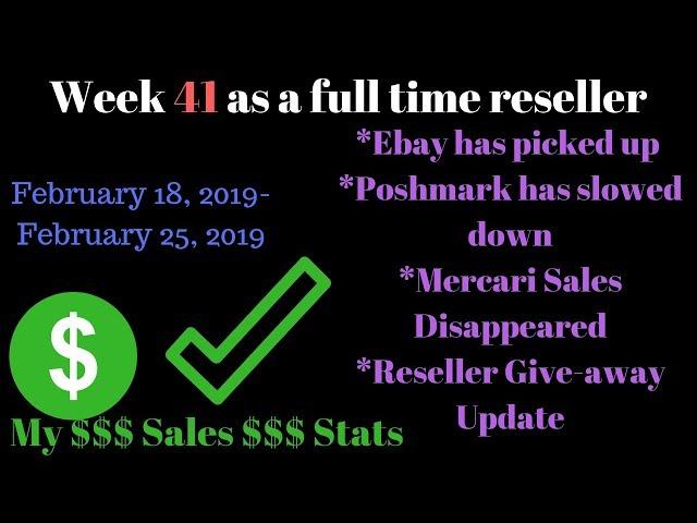 Caroline's Closet - Week 41 selling full time on Ebay, Mercari, Poshmark & Amazon