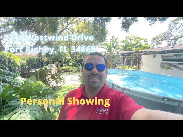 Port Richey, FL Homes For Sale : 7241 Westwind Drive Port Richey, FL 34668