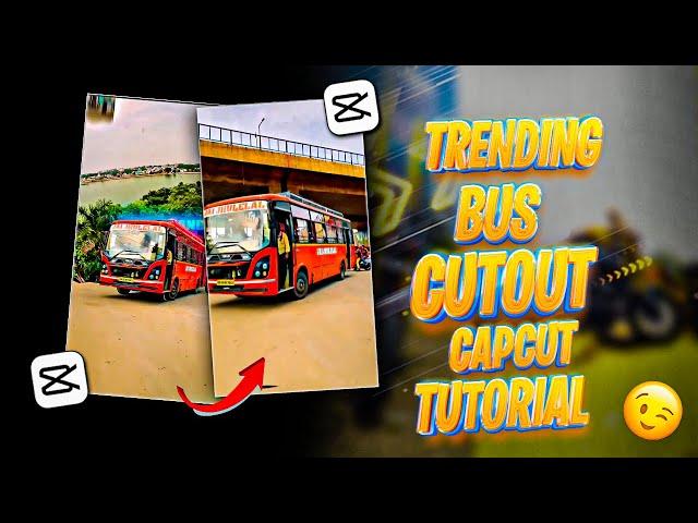 INSTAGRAM TRENDING VIRAL BUS REEL CUTOUT ANIMATION TUTORIAL IN CAPCUT | BIKE REELS EDITING |CAPCUT