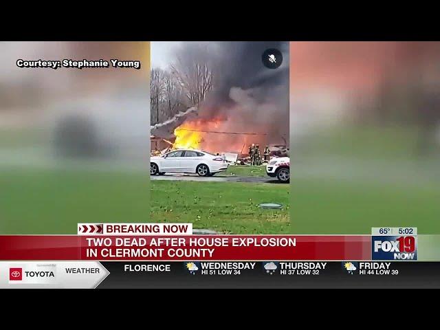 Two dead after house explosion in Clermont County