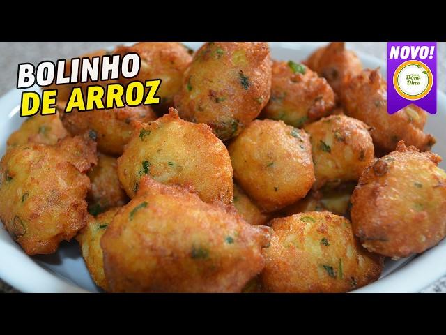 COMO REAPROVEITAR O ARROZ DA GELADEIRA E TRANSFORMA EM UM BOLINHO DE ARROZ CLÁSSICO #023