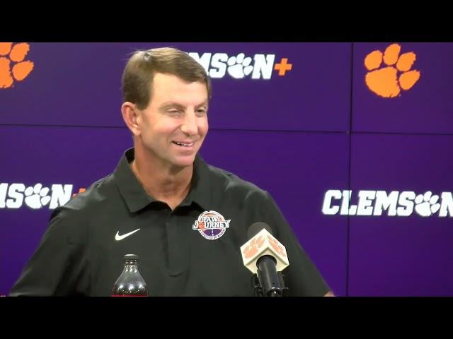 Dabo Swinney NC State preview (pt. 2)