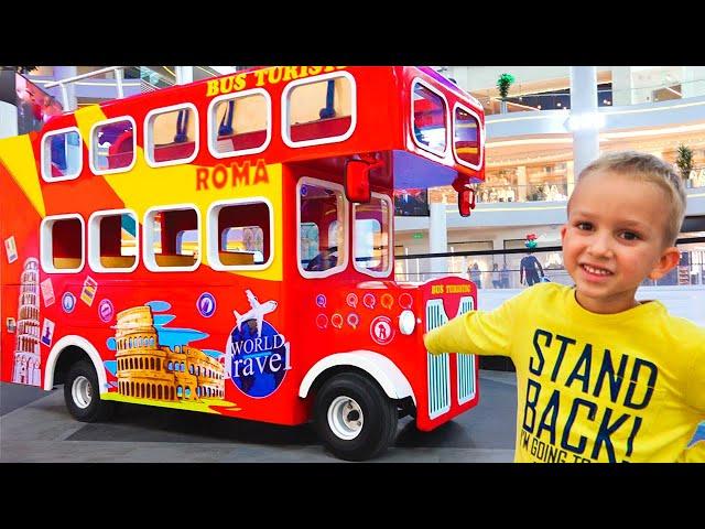 Chris rides on school bus and helps his friends get to school