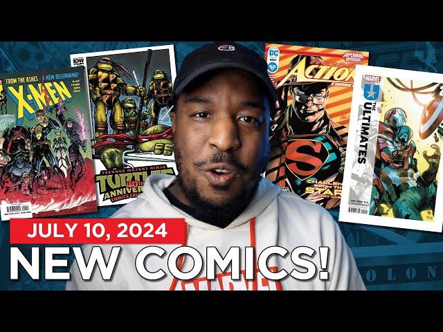 NEW COMIC BOOK DAY 7/10/24 | ACTION COMICS #1067, X-MEN #1, TMNT 40TH ANNIVERSARY, ULTIMATES #2