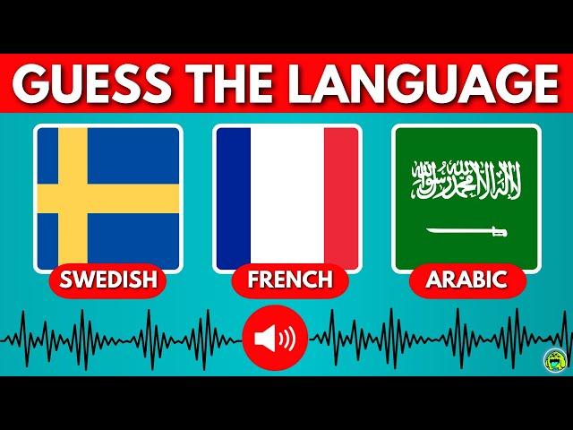 Guess The Language By Voice