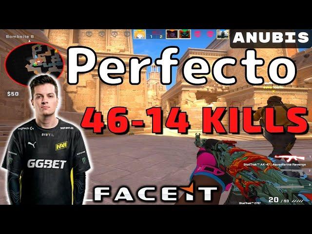 CSGO POV Perfecto (46-14) Anubis 𝙒𝙞𝙣 (16-12) / Faceit 26.01.2023