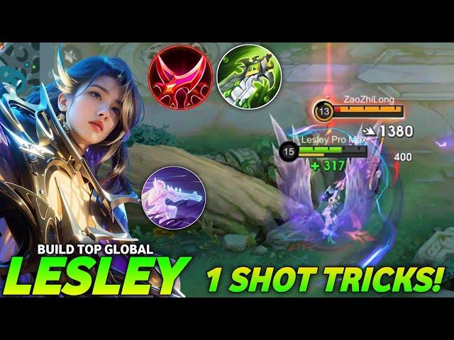 GOODBYE META IRITHEL!! LESLEY WINSTREAK SOLO (ONE SHOT TRICKS!) - MLBB