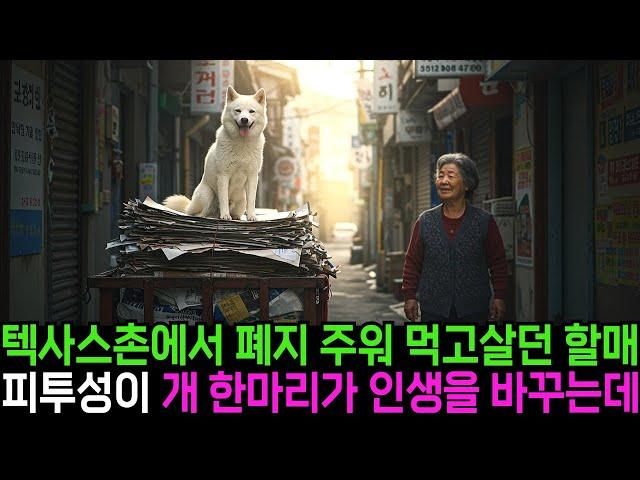 폐지를 주워 먹고살던 할머니… 피투성이 개 하나가 인생을 바꿨습니다ㅣ반전사연ㅣ감동사연ㅣ충격실화ㅣ오디오북