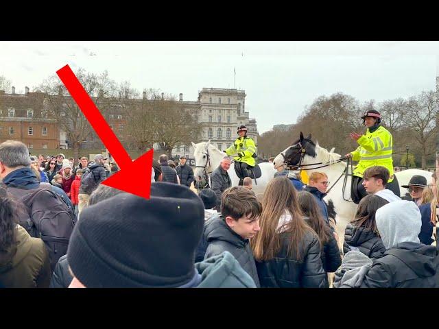 Police Swiftly Steps in to Stop Them as Guards Massively Shouts "GET OUT"