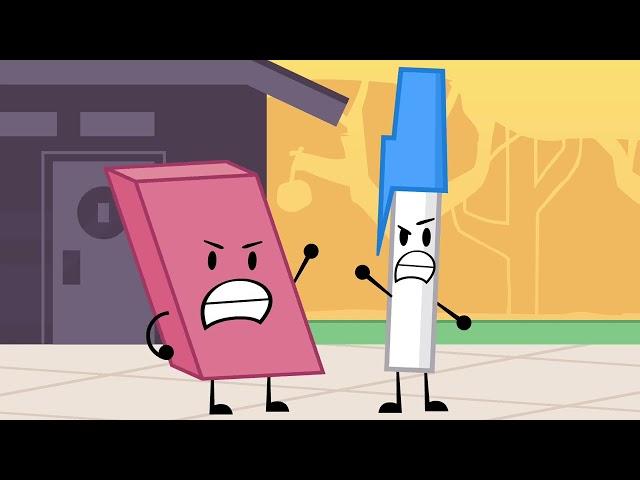 Homosexual supporting cast - BFDI animation