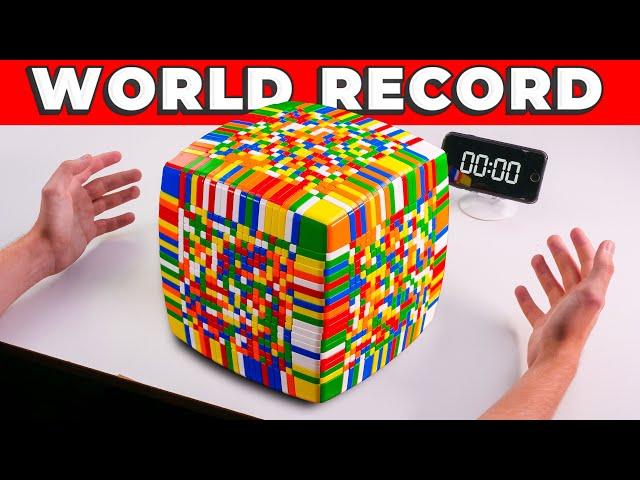 I Solve the Biggest Rubik’s Cube on the planet 21x21