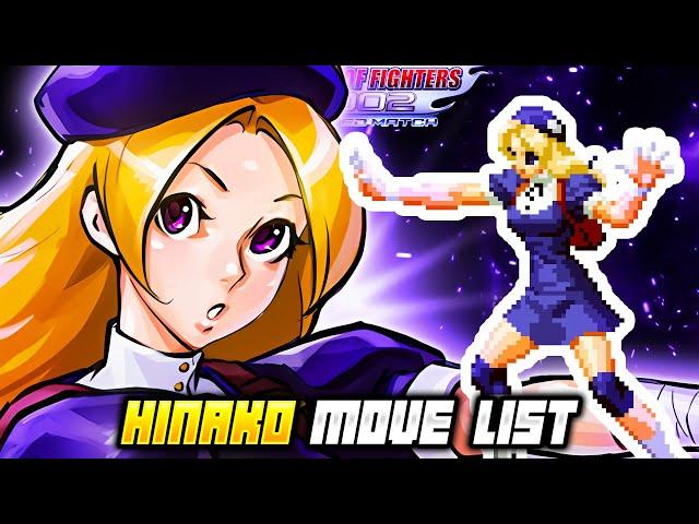 HINAKO SHIJO MOVE LIST - The King of Fighters 2002 Unlimited Match (KOF2002)