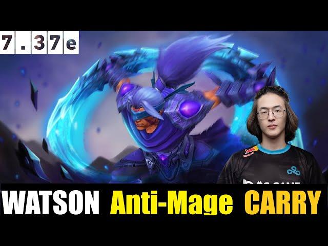  WATSON [Anti Mage] HARD CARRY 7.37E - DOTA 2 HIGHEST MMR MATCH#dota2  #dota2gameplay #watson